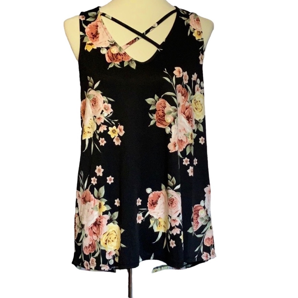Womens Floral Tank